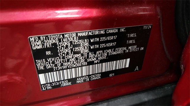 2025 Toyota RAV4 LE FWD 2025 Toyota RAV4 LE FWD