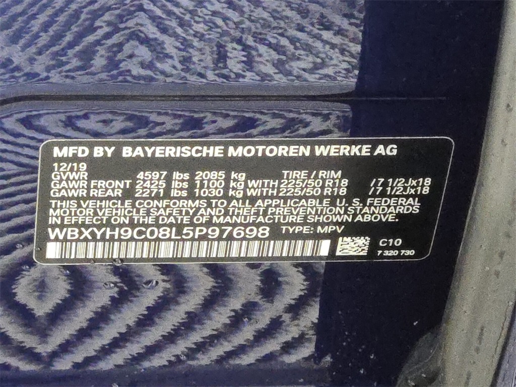 used 2020 BMW X2 car, priced at $20,698