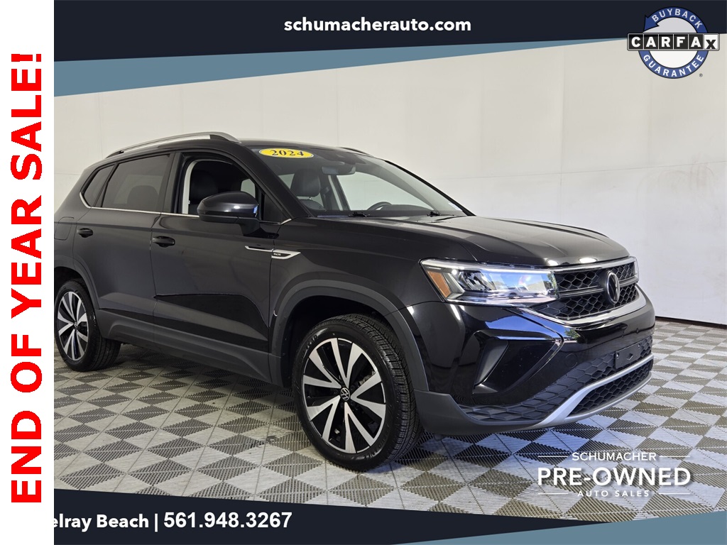 used 2024 Volkswagen Taos car, priced at $16,988