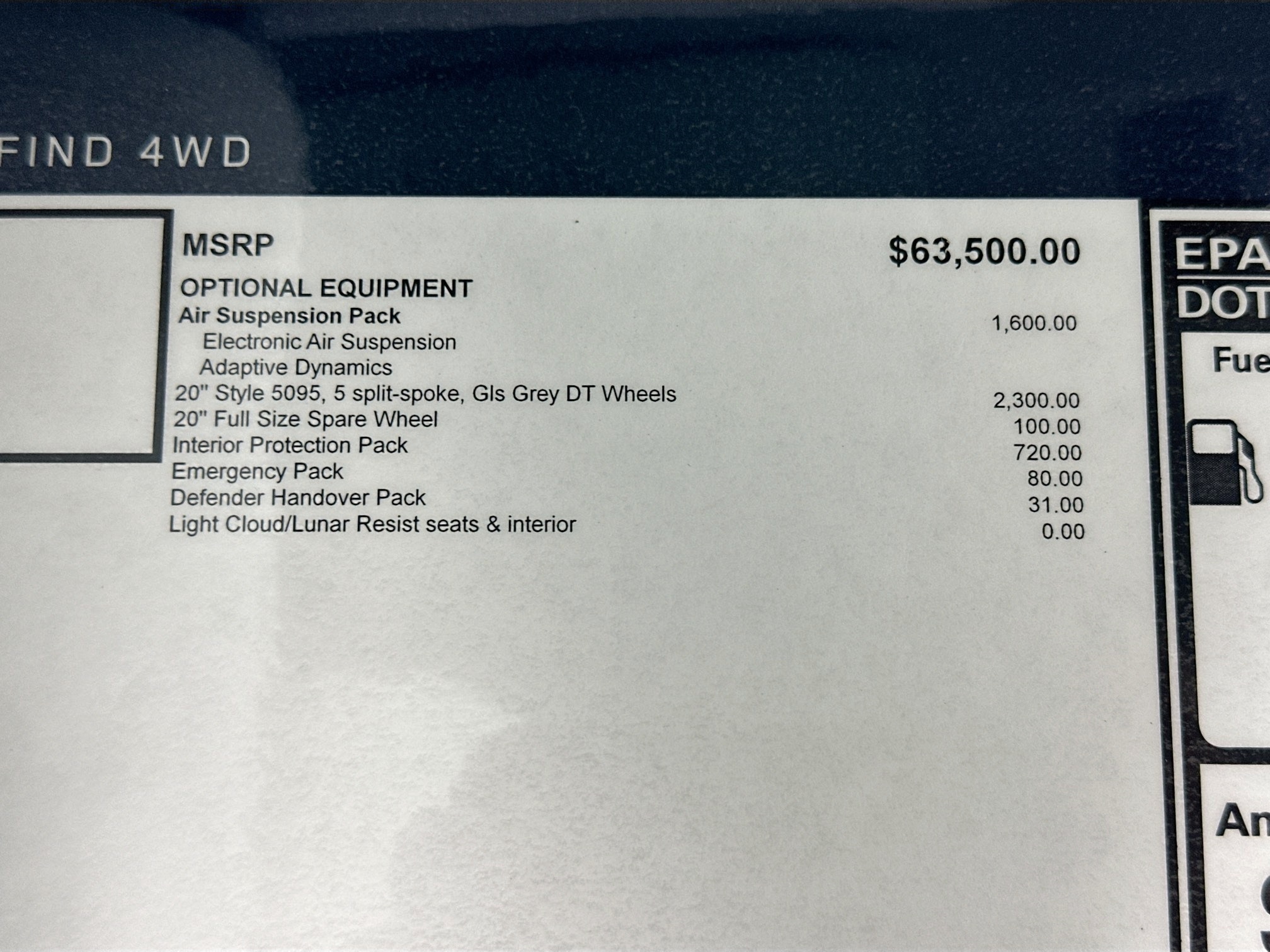 used 2026 Land Rover Defender 110 car, priced at $70,181