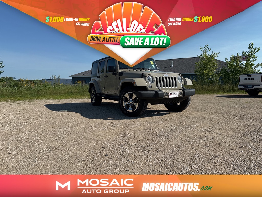 Used 2017 Jeep Wrangler Unlimited Sahara SUVs