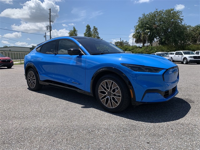 2024 Grabber Blue Metallic Ford Mustang Mach-E Premium RWD SUV