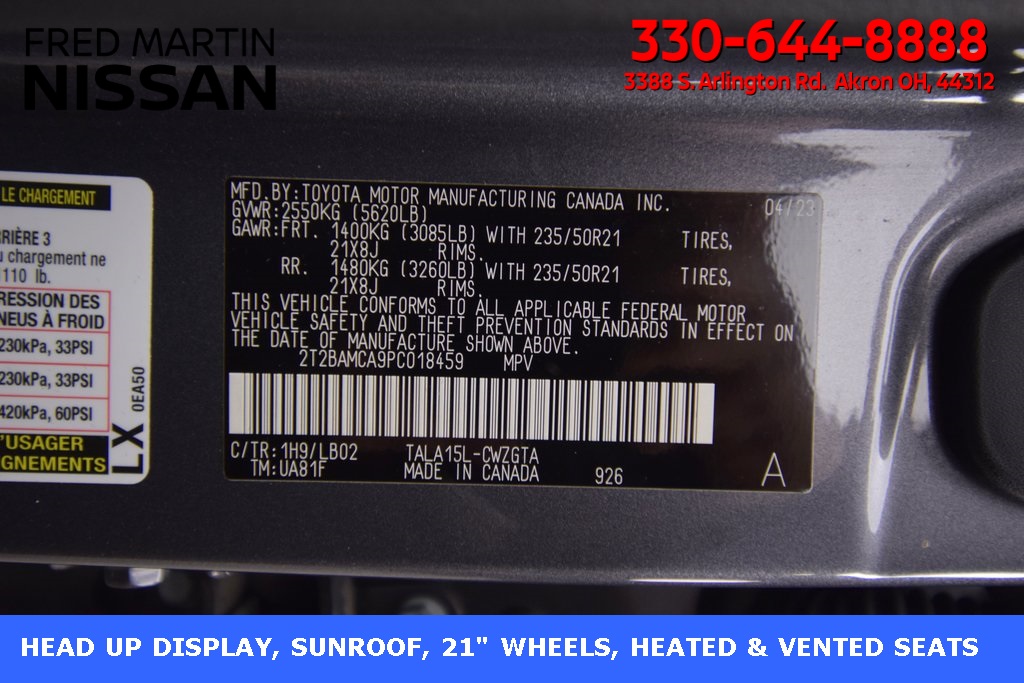 used 2023 Lexus RX car, priced at $48,200