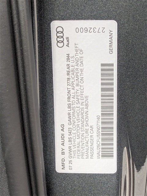 new 2025 Audi S5 car, priced at $71,885