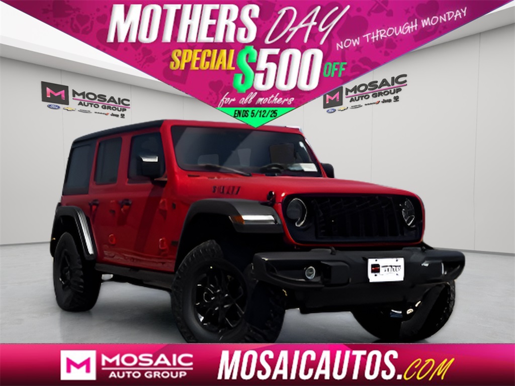 New 2025 Jeep Wrangler Willys SUVs