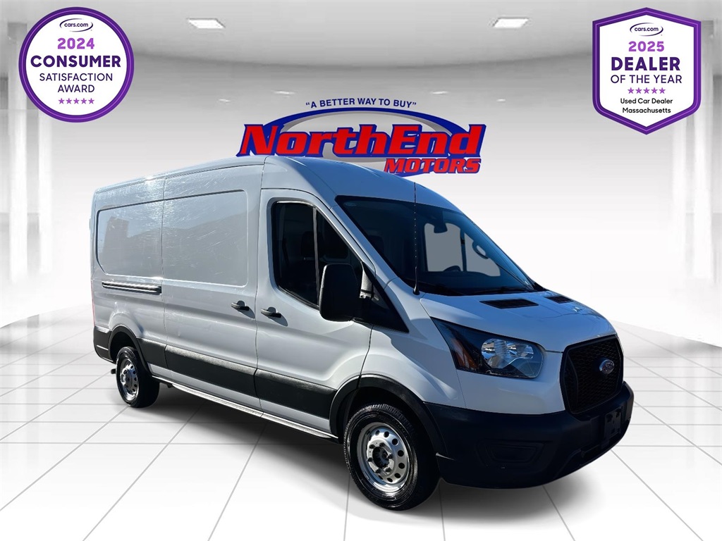 2023 Oxford White Ford Transit Cargo Van Base Van
