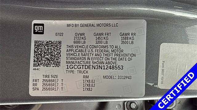 used 2022 Chevrolet Colorado car, priced at $30,792