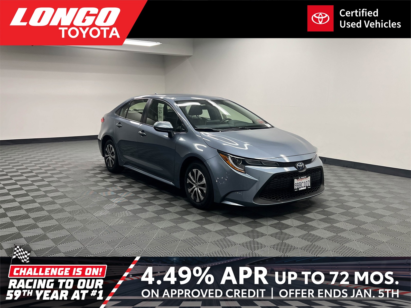 used 2022 Toyota Corolla Hybrid car, priced at $22,996