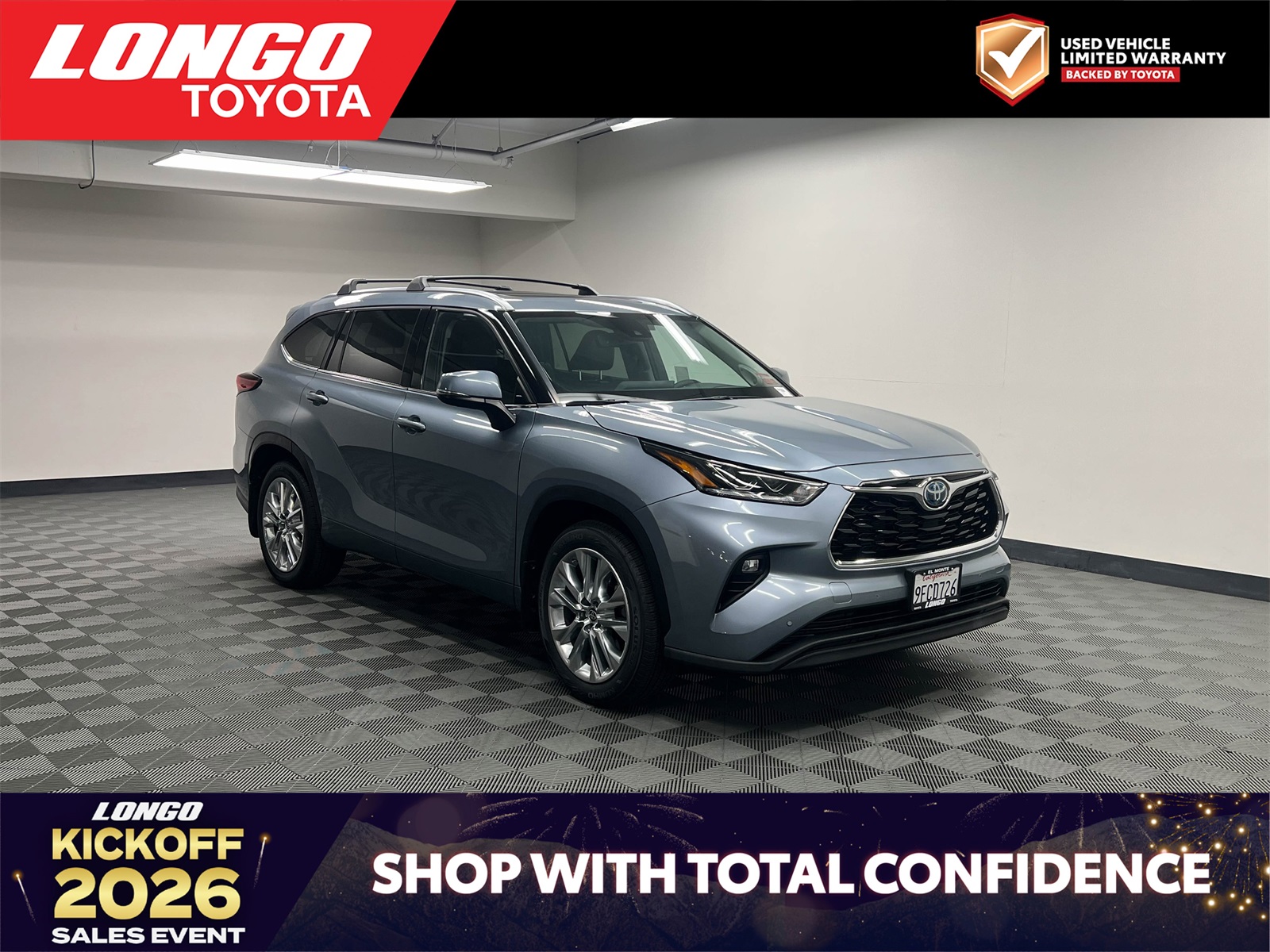 used 2023 Toyota Highlander Hybrid car, priced at $42,995