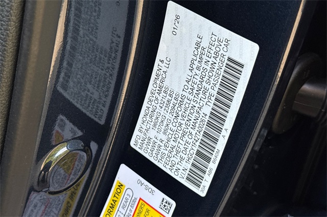 New 2026 Honda Accord Sedan Sedan