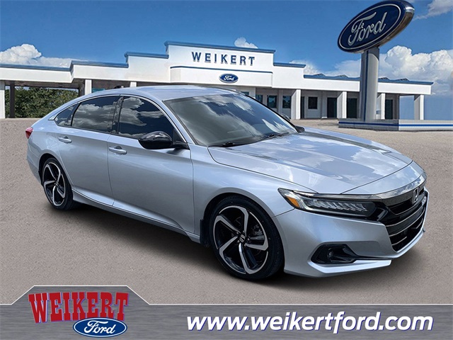 2021 Lunar Silver Metallic Honda Accord Sedan Sport Sedan