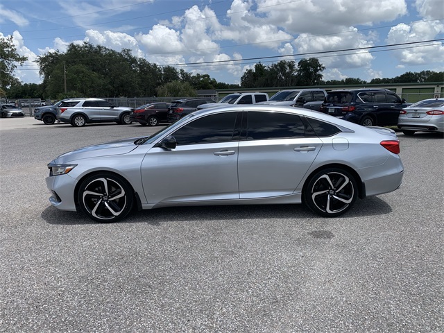 2021 Lunar Silver Metallic Honda Accord Sedan Sport FWD Sedan