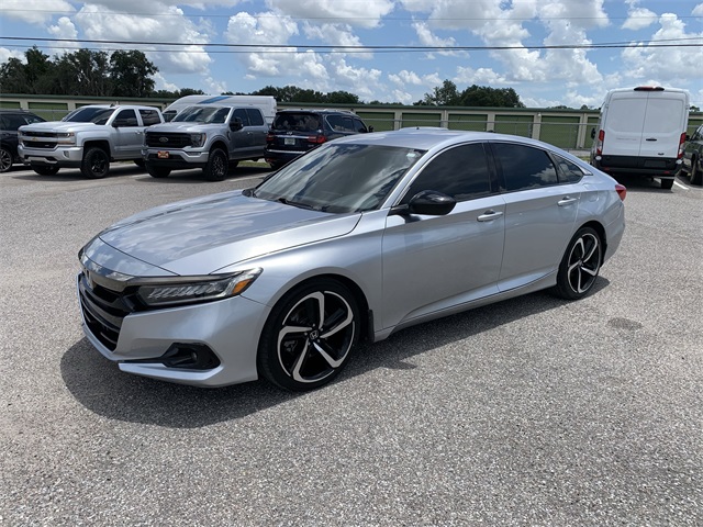 2021 Lunar Silver Metallic Honda Accord Sedan Sport FWD Sedan