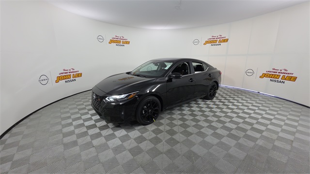 2025 Super Black Nissan Sentra SR Sedan