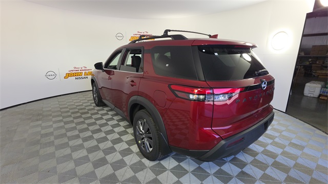 2025 Scarlet Ember Tintcoat Nissan Pathfinder SV FWD SUV