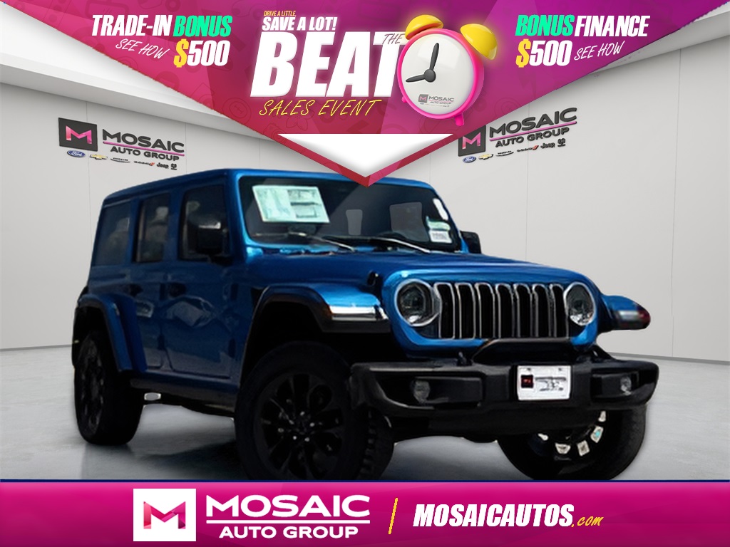 New 2025 Jeep Wrangler Sahara 4xe SUVs