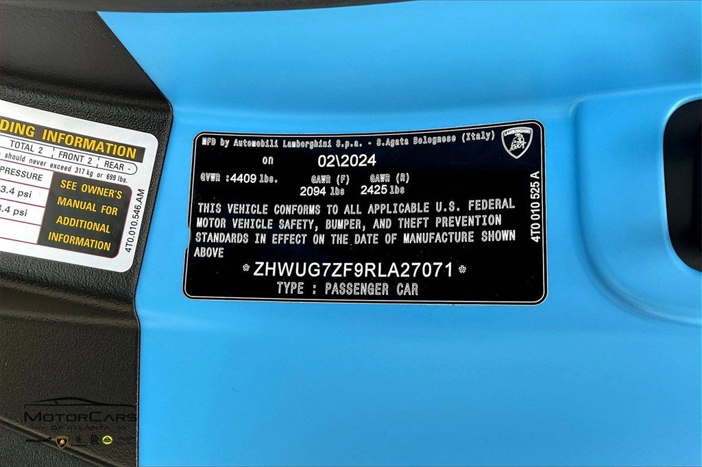 2024 Blu Seiler Matte Lamborghini Huracan Sterrato Custom Livery AWD Coupe