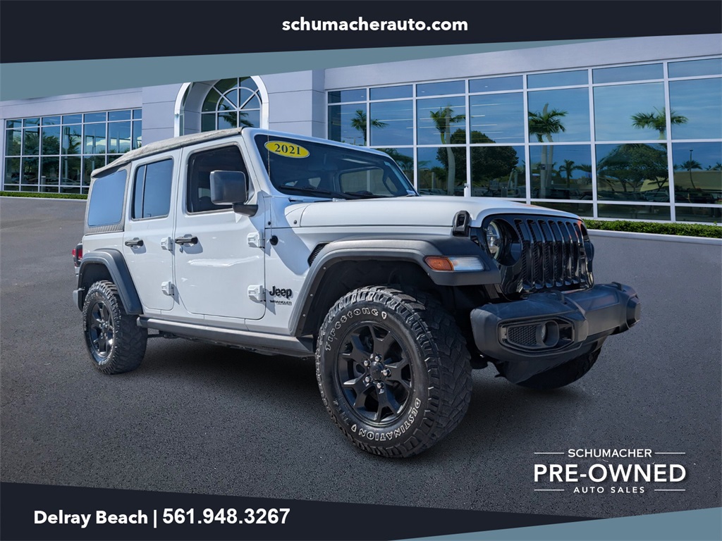 used 2021 Jeep Wrangler car, priced at $26,688