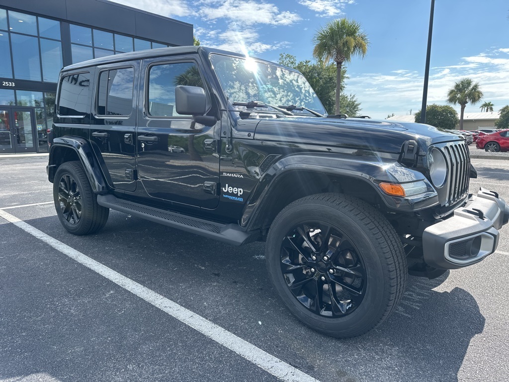 2021 Black Clearcoat Jeep Wrangler Unlimited Sahara 4xe 4X4 SUV