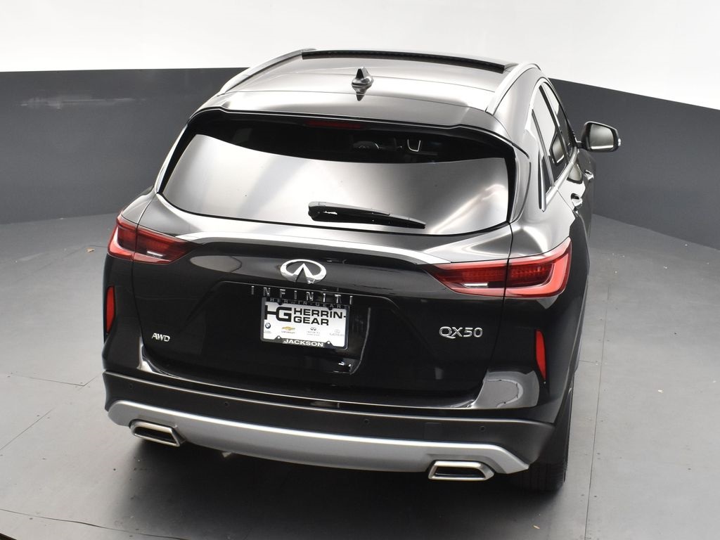 2025 Black Obsidian INFINITI QX50 LUXE AWD SUV
