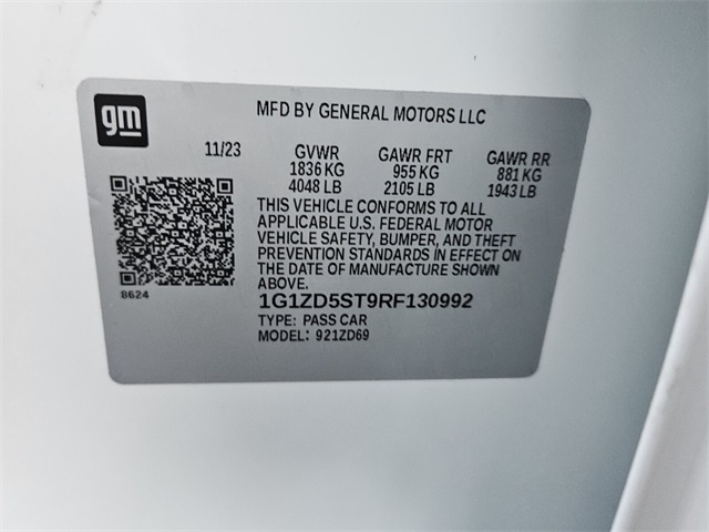 2024 Chevrolet Malibu FWD 1LT