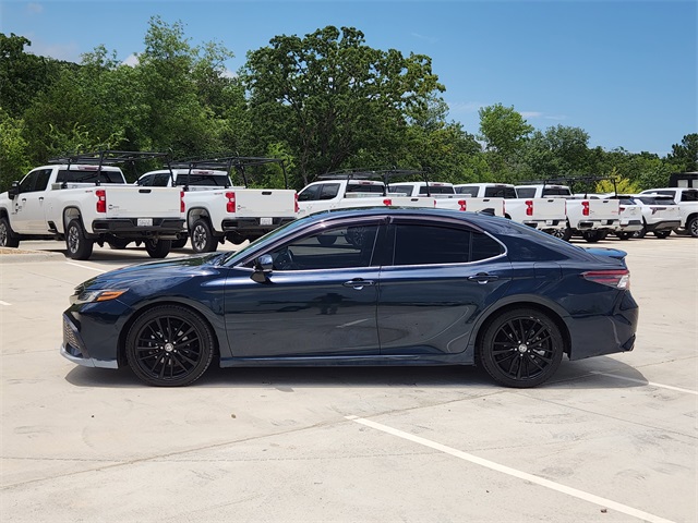 2021 Blue Toyota Camry XSE FWD Sedan