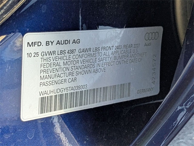 new 2026 Audi A3 car, priced at $43,410