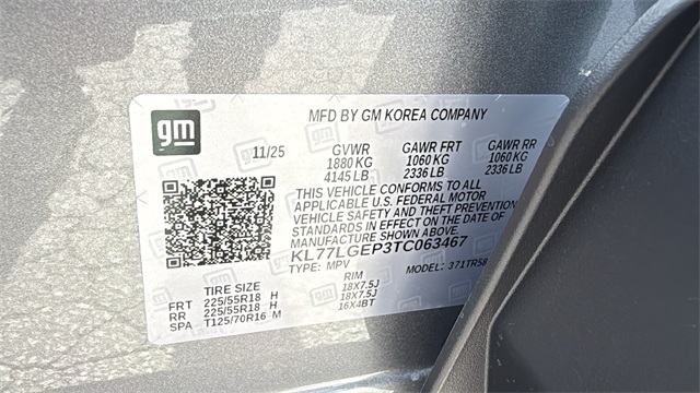 new 2026 Chevrolet Trax car, priced at $25,390