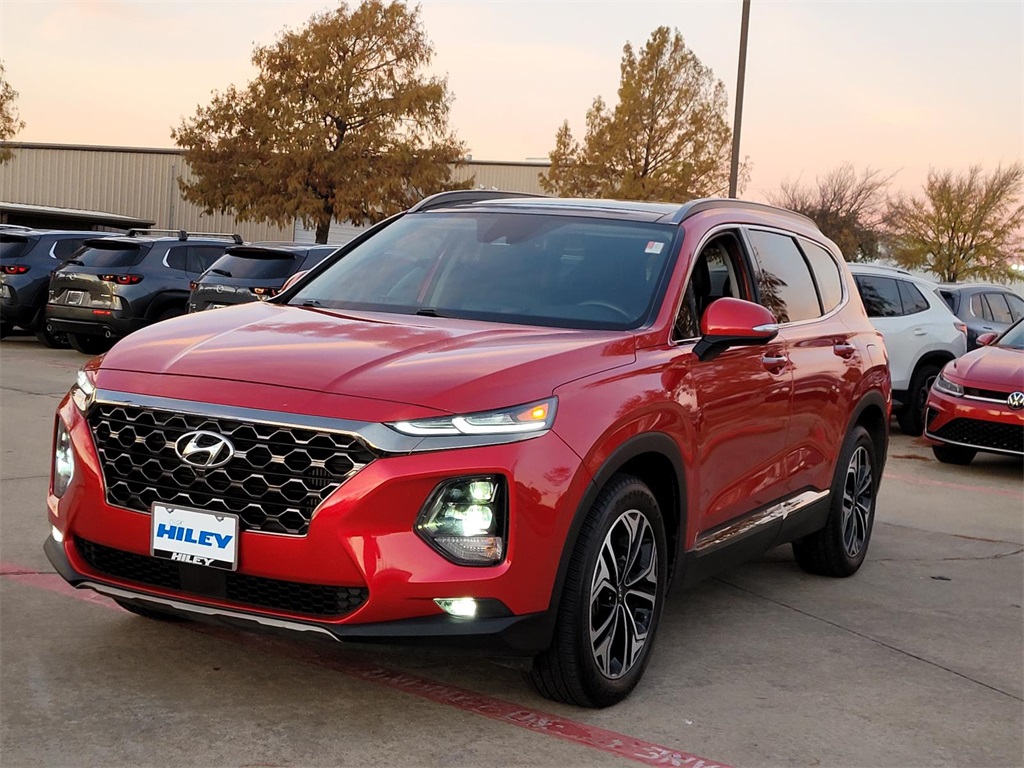 used 2020 Hyundai Santa Fe car, priced at $19,000