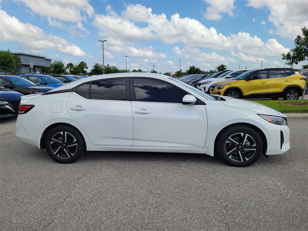 2024 Aspen White Tricoat Nissan Sentra SV FWD Sedan
