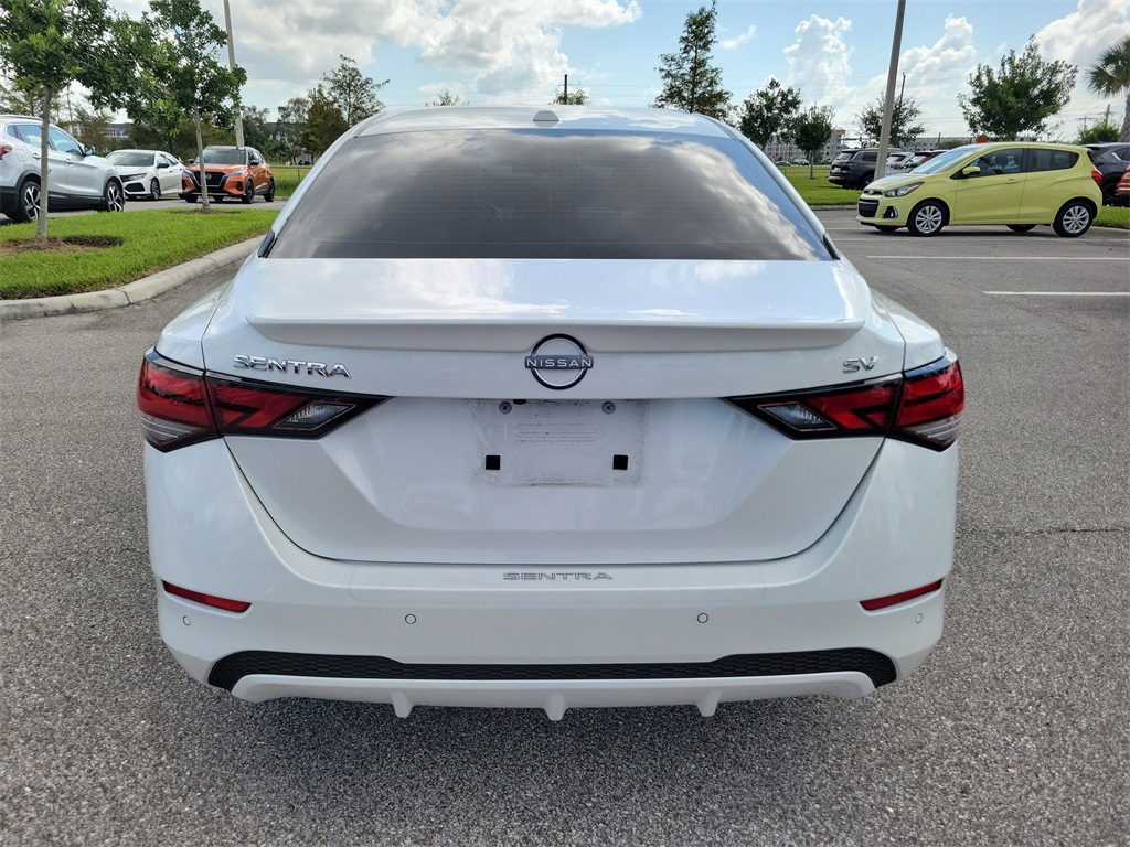2024 Aspen White Tricoat Nissan Sentra SV FWD Sedan