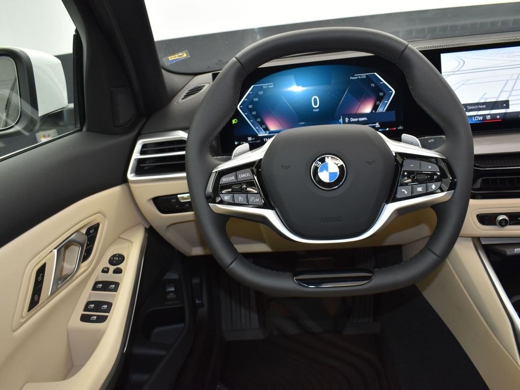 2025 Mineral White Metallic BMW 3 Series 330i RWD Sedan