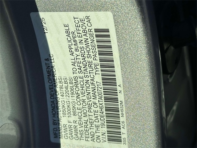 new 2026 Acura Integra car, priced at $40,395