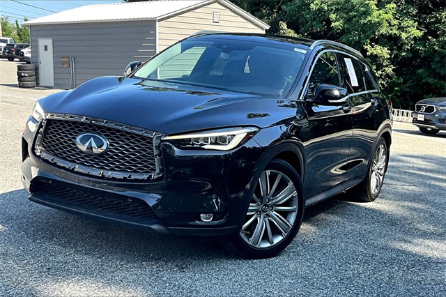 2021 Mineral Black INFINITI QX50 Sensory AWD SUV