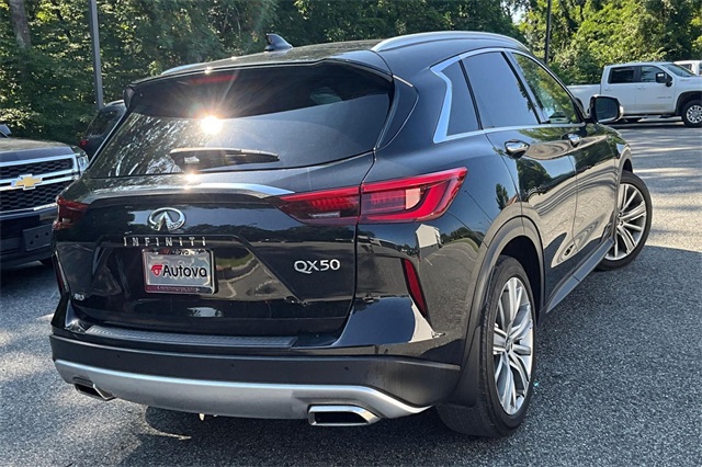 2021 Mineral Black INFINITI QX50 Sensory AWD SUV
