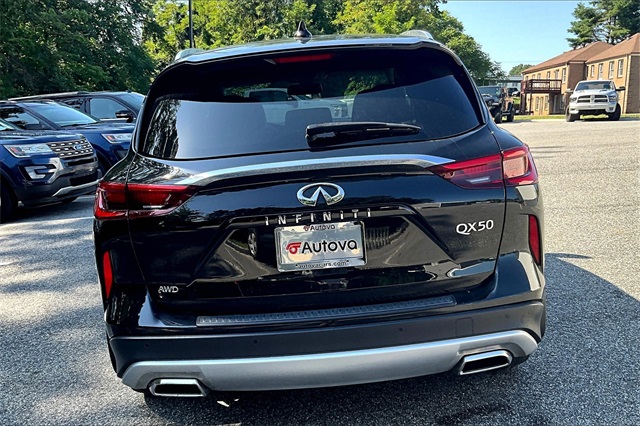 2021 Mineral Black INFINITI QX50 Sensory AWD SUV