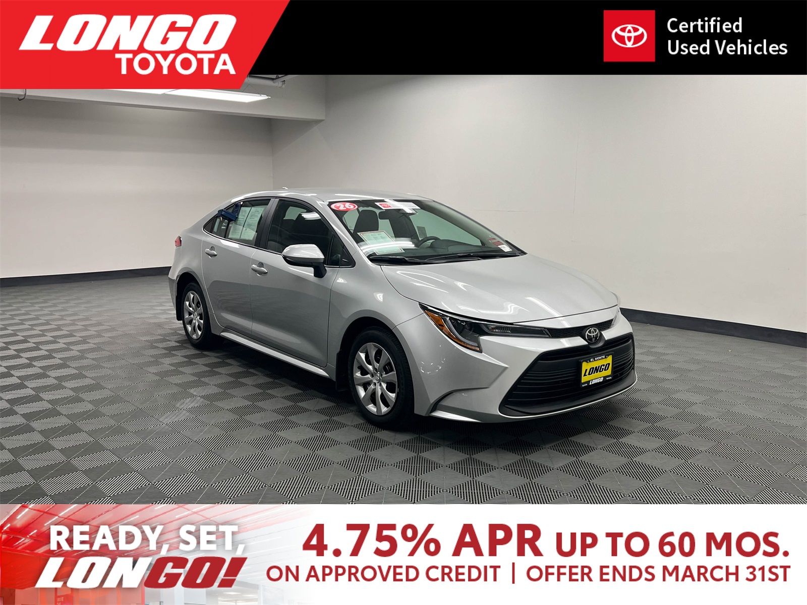 used 2026 Toyota Corolla car, priced at $24,463