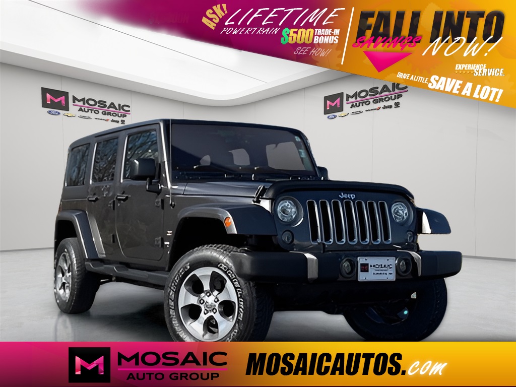 Used 2017 Jeep Wrangler Unlimited Sahara SUVs