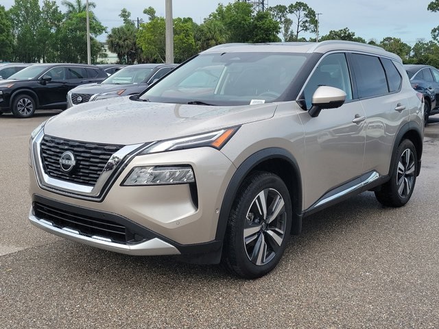 2023 Champagne Silver Metallic Nissan Rogue Platinum AWD SUV