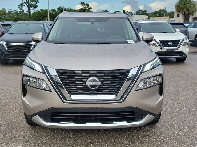 2023 Champagne Silver Metallic Nissan Rogue Platinum AWD SUV