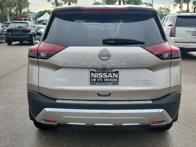 2023 Champagne Silver Metallic Nissan Rogue Platinum AWD SUV