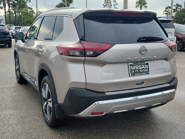 2023 Champagne Silver Metallic Nissan Rogue Platinum AWD SUV