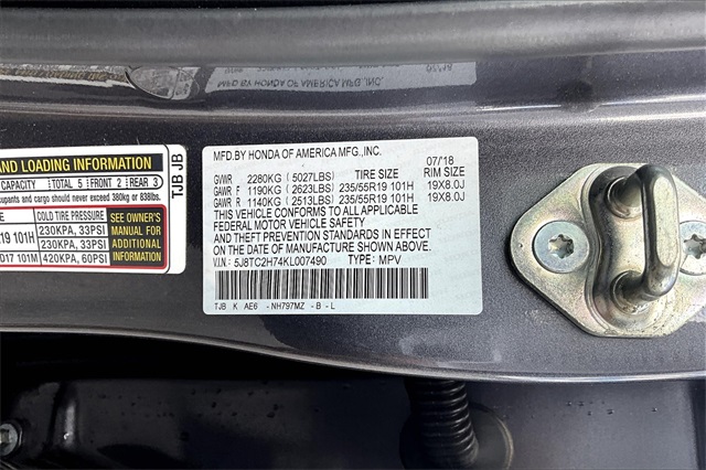 2019 Gray Acura RDX Advance Package AWD SUV