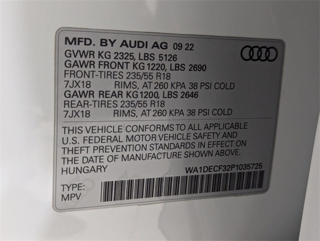 used 2023 Audi Q3 car, priced at $27,781