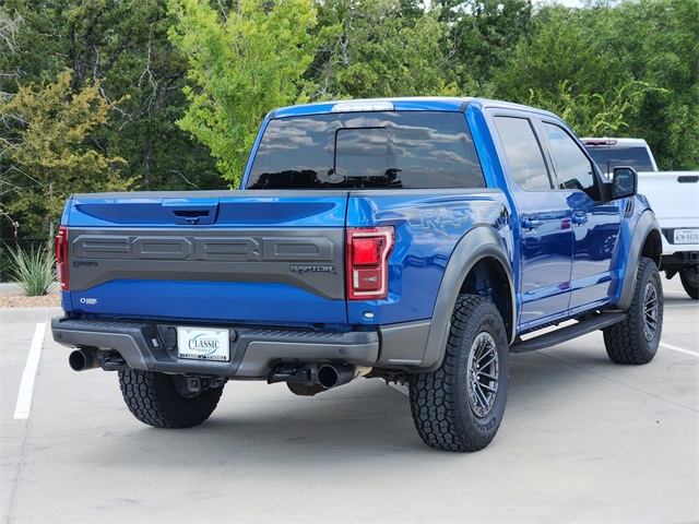 2018 Lightning Blue Ford F-150 Raptor 4X4 Truck