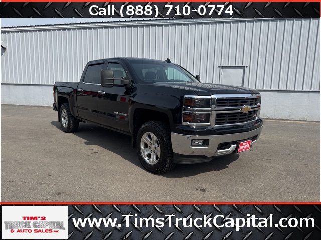 2015 Black Chevrolet Silverado 1500 LT Truck