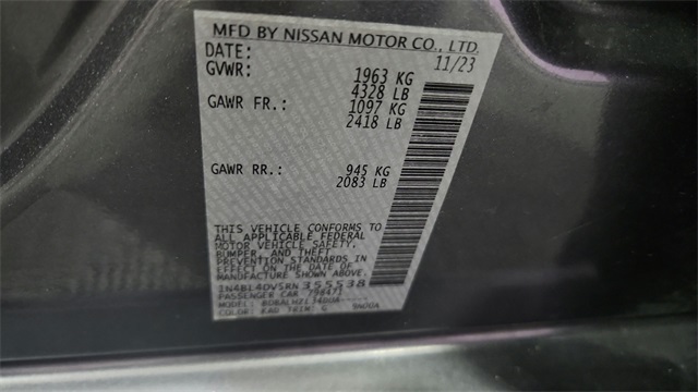 2024 Nissan Altima 2.5 SV FWD 2024 Nissan Altima 2.5 SV FWD