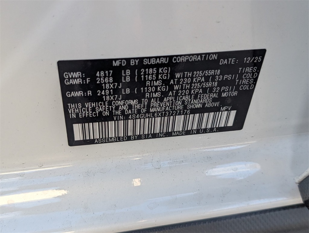 new 2026 Subaru Crosstrek car, priced at $36,114