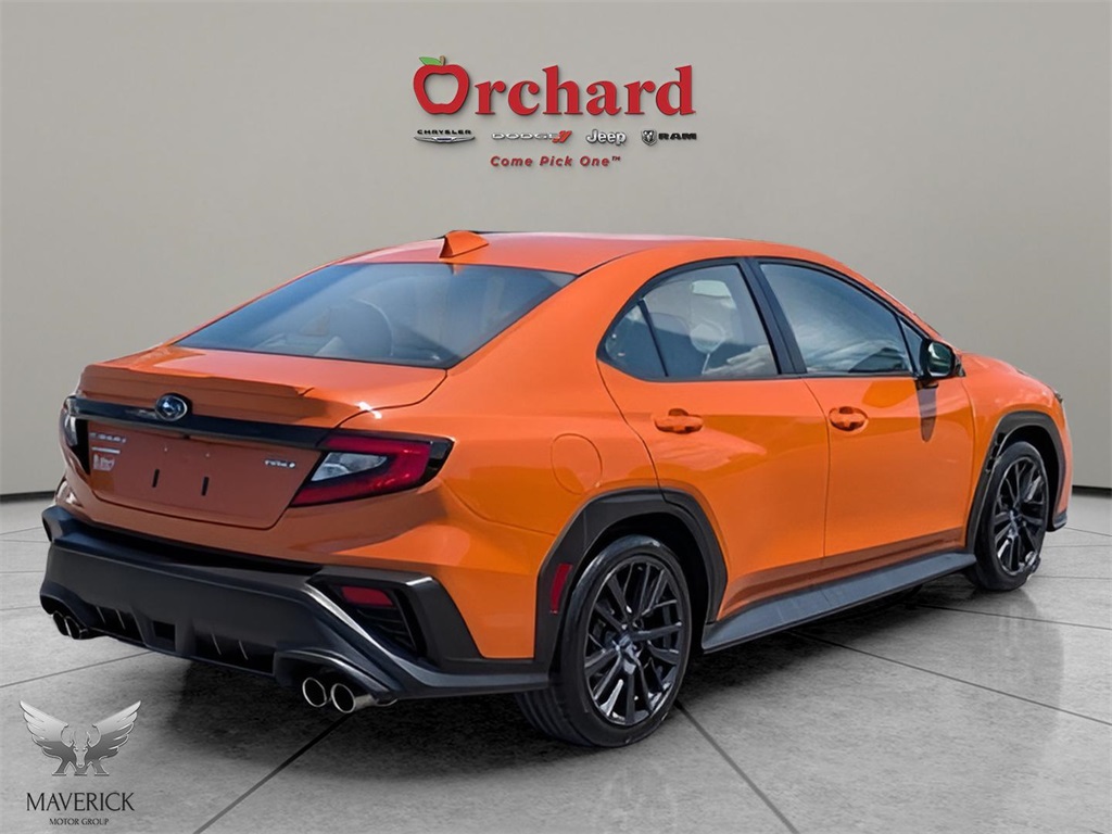 2022 Solar Orange Pearl Subaru WRX Limited AWD Sedan