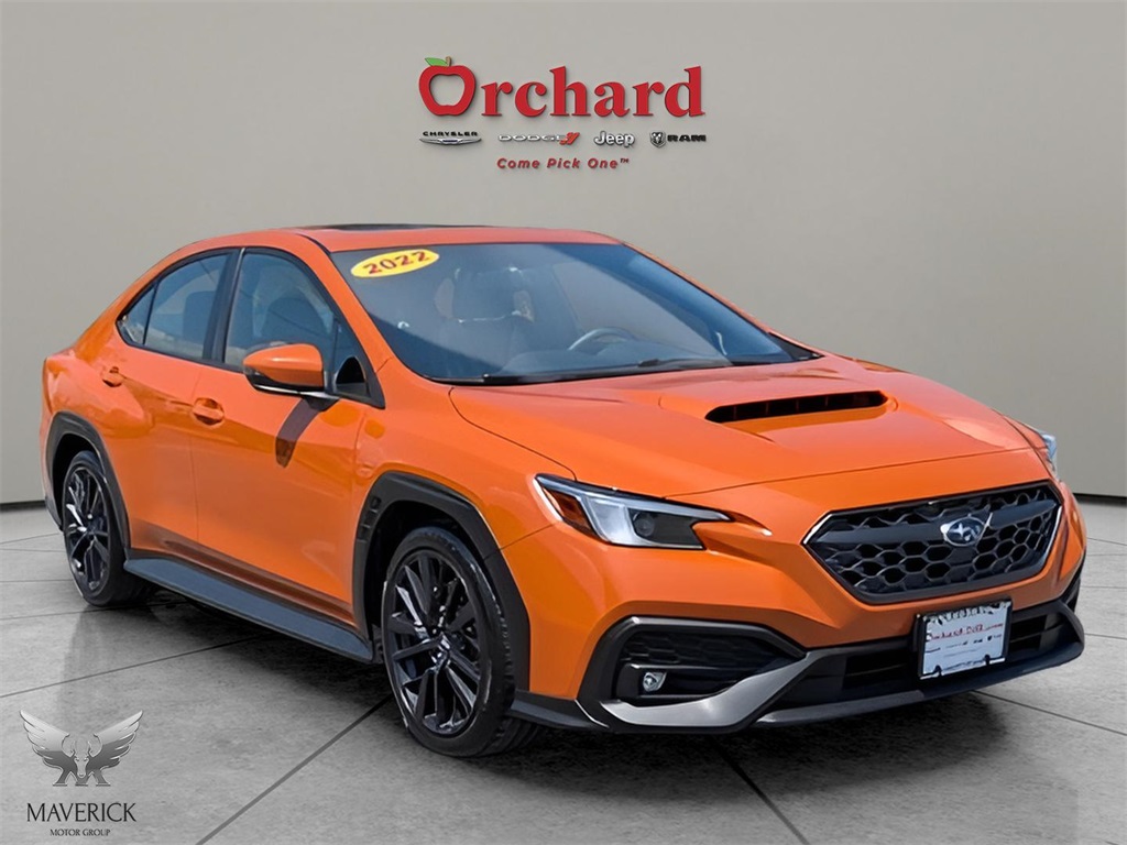 2022 Solar Orange Pearl Subaru WRX Limited AWD Sedan